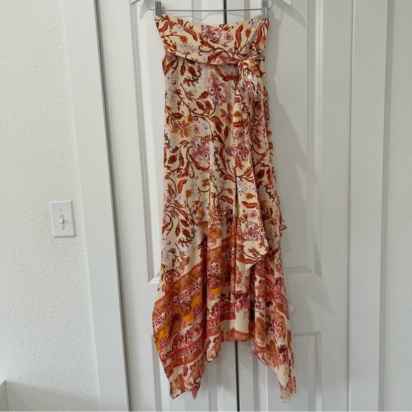 AMUR Nova Skirt Paisley Printed Maxi Skirt Handkerchief Size 2 Retails $498 - Picture 5 of 7